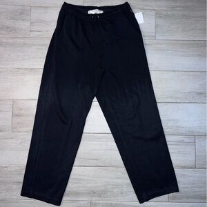 St. John Sport Black Santana Knit Monochrome Elastic Waist Pants, Women’s Size 2